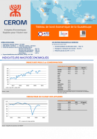 Tableau de bord économique de la Guadeloupe - 1er trimestre 2021