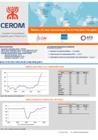 Tableau de bord économique de la Polynésie française 2e trimestre 2022