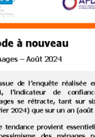 L'opinion des ménages s'érode à nouveau