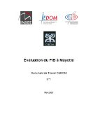 Evaluation du PIB - Mai 2005