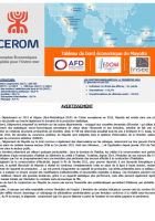 Tableau de bord CEROM 4e trimestre - Mayotte- Mai 2020