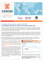 10 ans après la crise de 2007-2008 à la Réunion - Le chômage retrouve en 2018 son niveau d'avant-crise