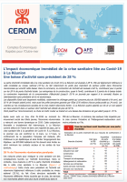 L'impact économique immédiat de la crise sanitaire liée au Covid-19 à La Réunion