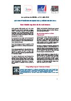 Les comptes économiques en 2011